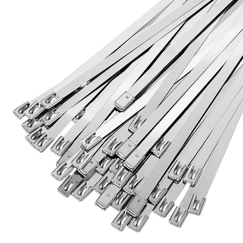 HUAJU 2021 New Professional Self Locking SUS304 Stainless Steel Cable Zip Tie
