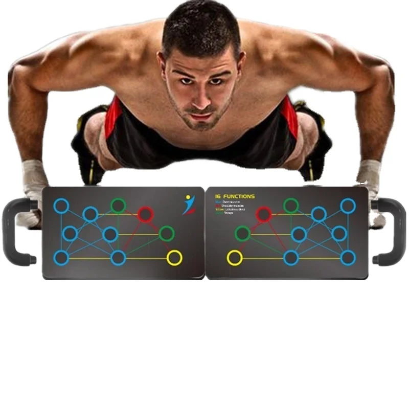 
16 Functions Sport Push Up Rack Board System Fitness Equipment Home Gym Musculation Simulators Workout Push-up Board 