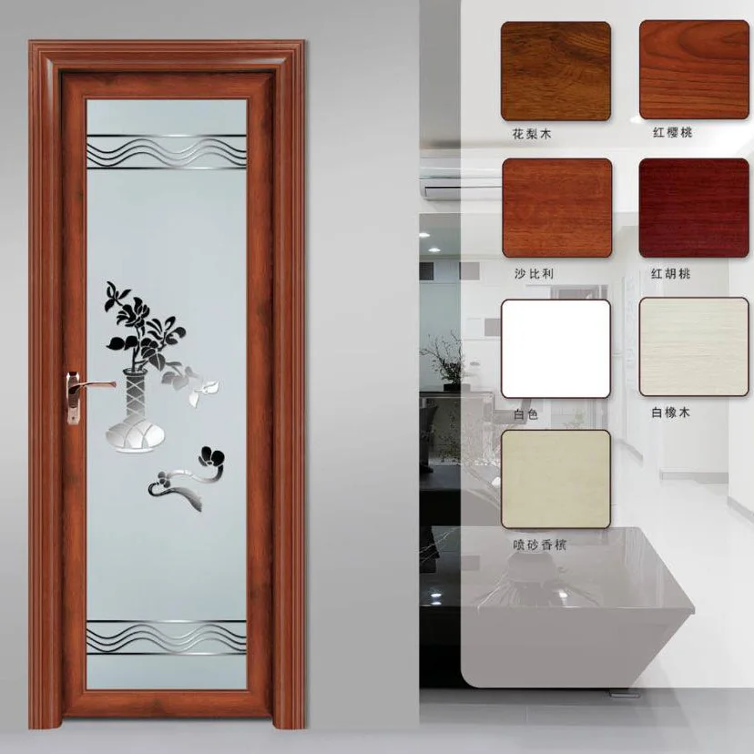 Wholesale price  Customize Aluminium  doors   interior  bathroom doors