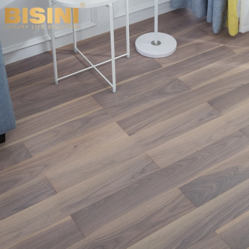 Varnish Coating European Style Black Walnut Wood French Herringbone Chevron Fishbone Parquet Multi-ply Engineered Wood Flooring