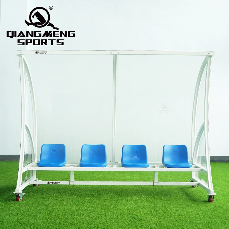 4 Person Portable player team shelters Portable football team dugouts soccer substitute bench