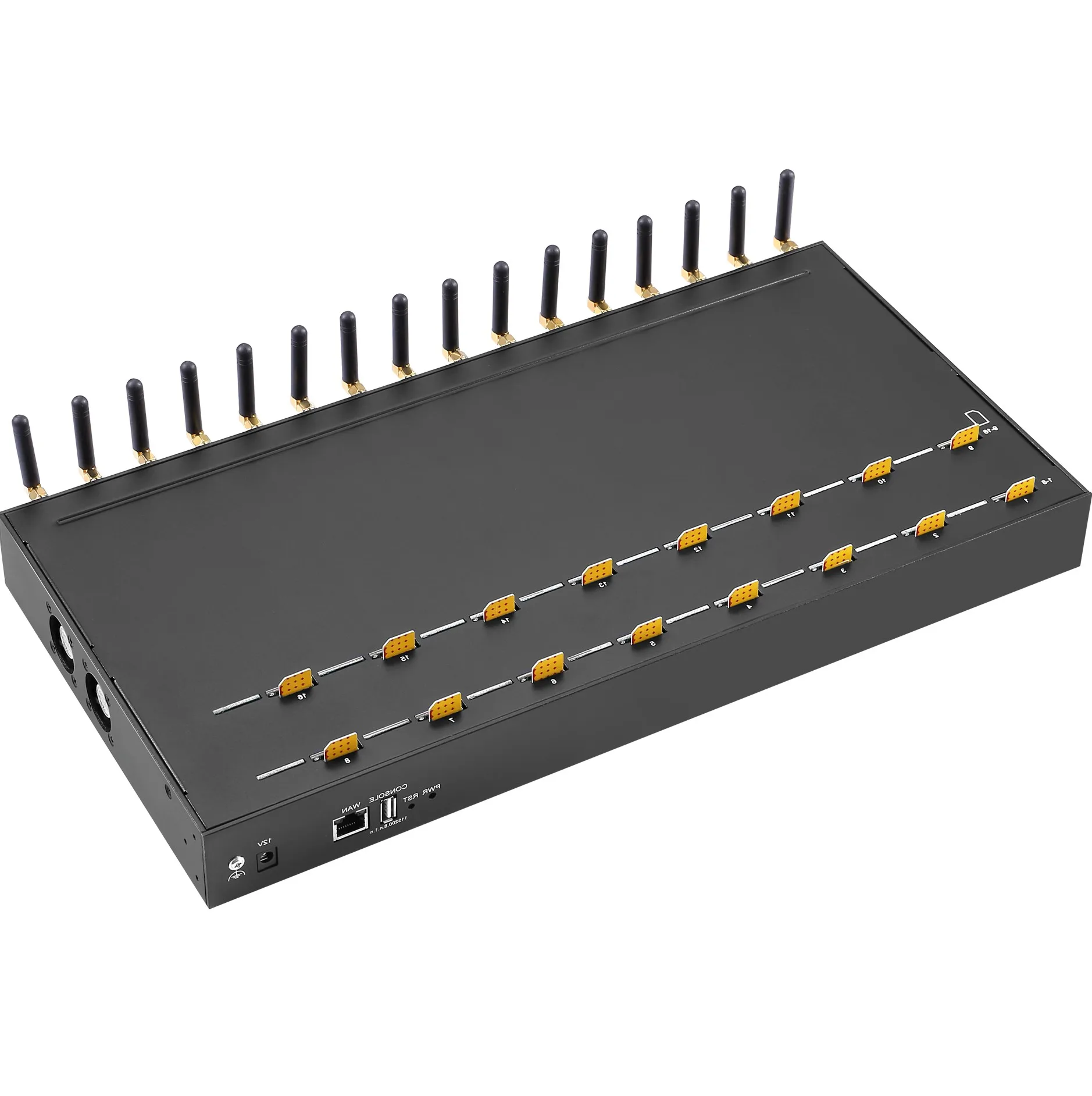 High Quality SK 16G-16 gsm sms gateway Auto-IMEI Change Bulk SMS Sending IVR Gateway 16 ports 2G only send sms