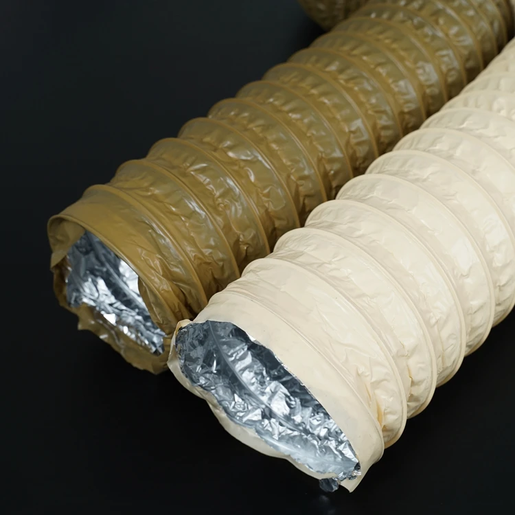 Aluminum PVC Flexible Air Duct Ventilation Fan for HVAC Systems Heating and Air Conditioning in Greenhouse Agricultural Use