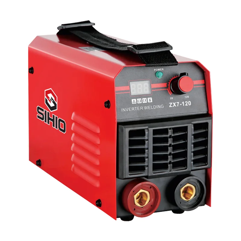 Sihio New Hand Inverter Soldador Manual De Arco De Metal Digital Display Arc Welder Mini Mma-120 Welding Machine Easy To Operate