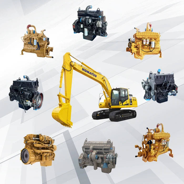 Original Diesel Engine Parts For Komatsu Caterpillar Excavator Diesel Engine Spare Parts Engine Repair Kits