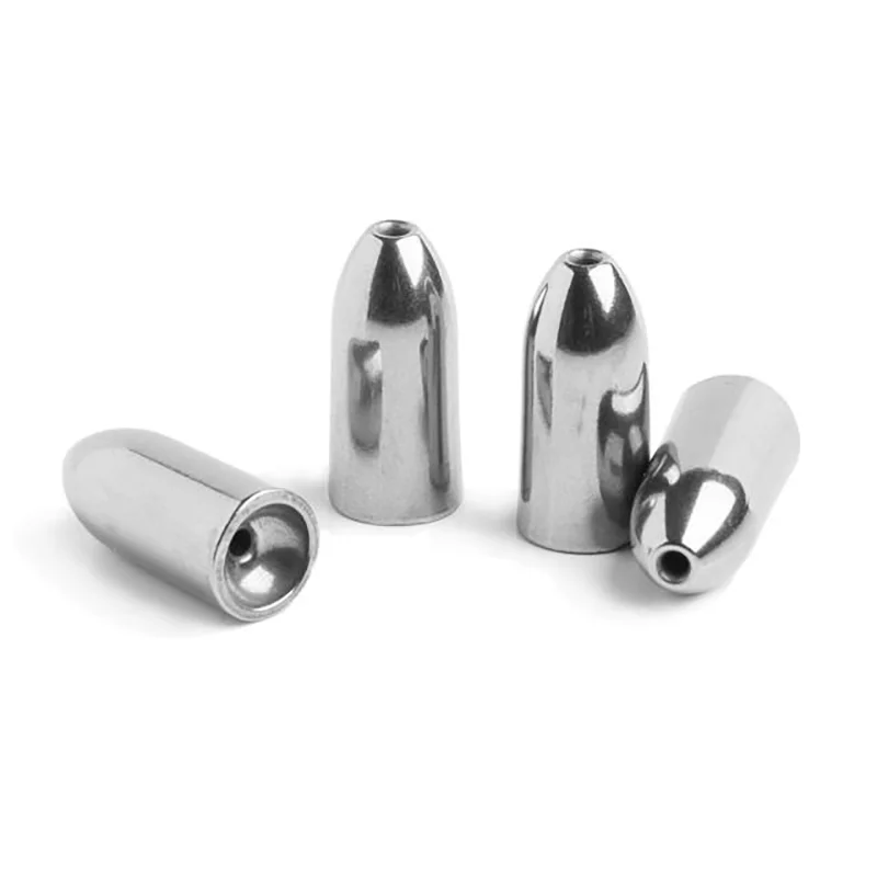 High Quality Fishing Sinkers Tungsten Weights Tungsten Worm Weight Tungsten Bullet Weight Matte Black