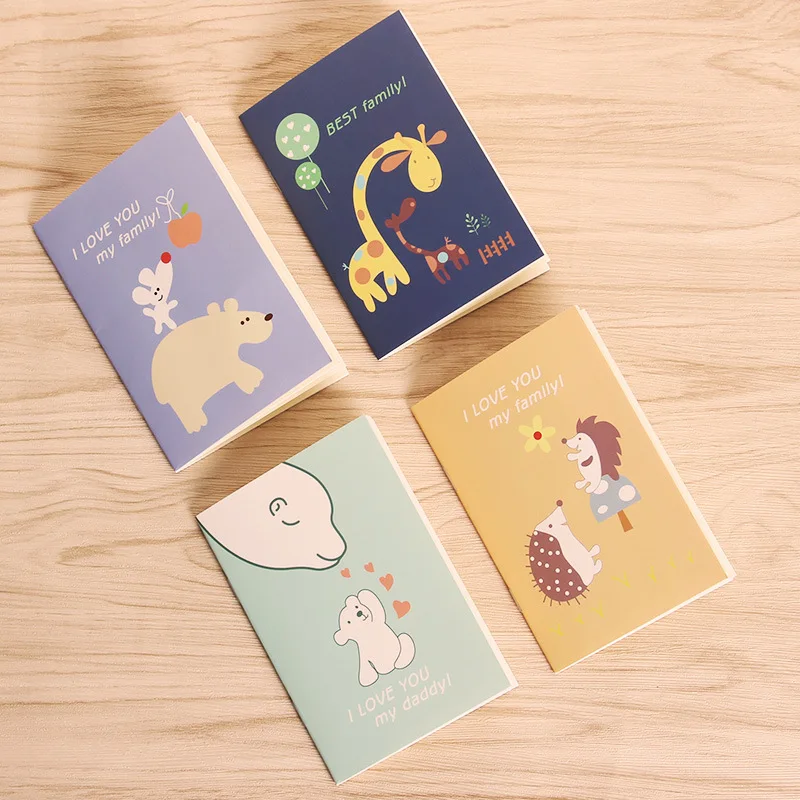 New High Sales Small Cartoon Daily Planner Notebook Children Line Book Notepad