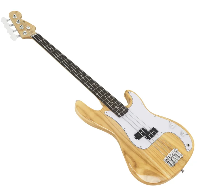 IRIN Electric 4-String Rock Bass Guitar for Children & Beginners Performance Level Made with Maple Back/Side & Rose Fingerboard