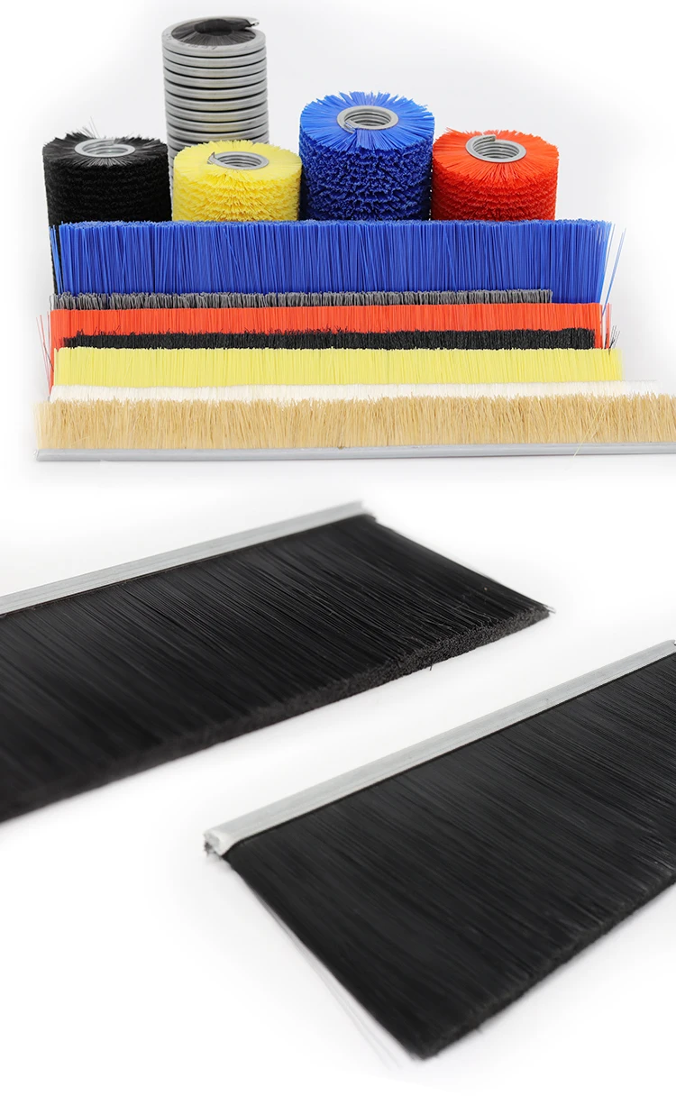 Nylon Bristle Door Seals Brush Aluminium Window Weather Strip Brush