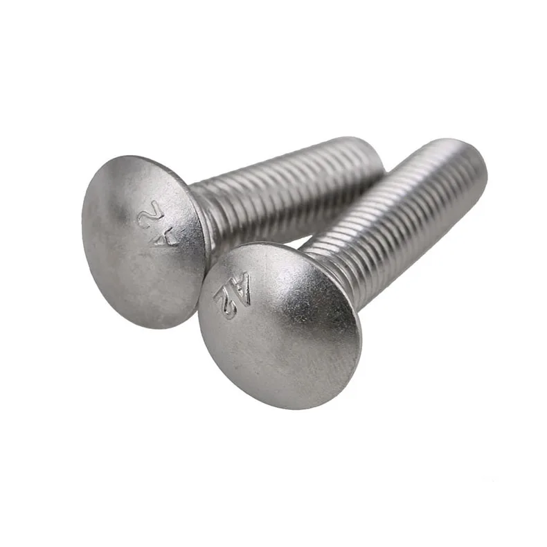 M3.5 M5 M8 Round Head Square Din603 Stainless Steel 304 316 Bolted Cable Lug Carriage Shear Latch Bolt