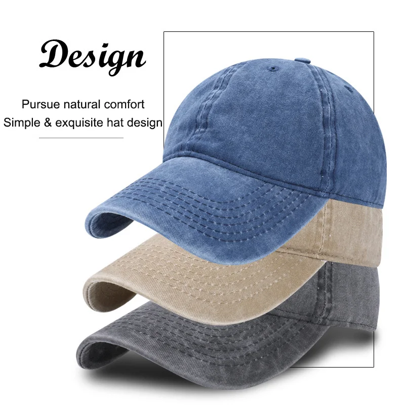 2022 Buy Summer Boy Golf Custom Logo Embroidered Baseball Man Vintage Dad Trucker Caps Solid Colors Trucker Snapback Wide Brim