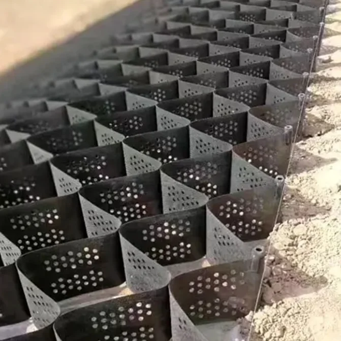 Высококачественная пластиковая геоселла HDPE для укрепления дорожных склонов и подпорной стены