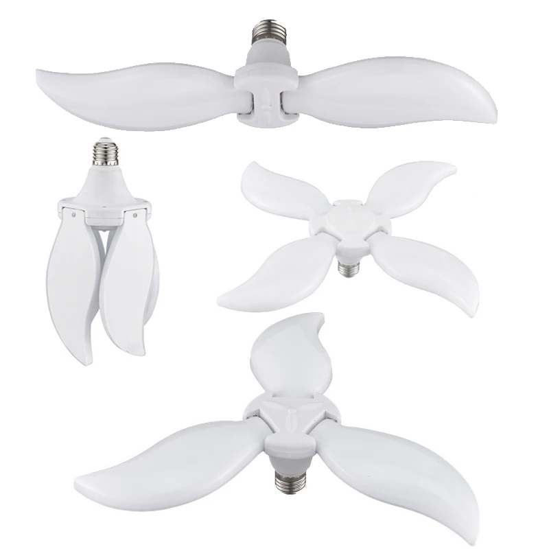 Wholesale t shape led E27 Fan Bulb light 2835 SMD B22  Foldable Fan Blade Ceiling Bulb Led light Folded led t bulb
