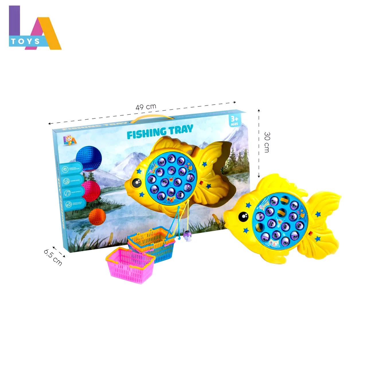 longthuy Factory manufacturing  Fish shape Magnet fishing toy for kids