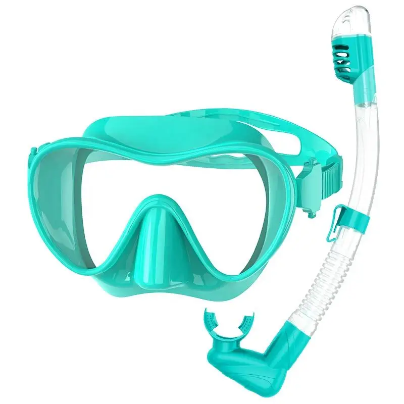 Professional dive gear set silicone scuba diving snorkel mask snorkel fins set