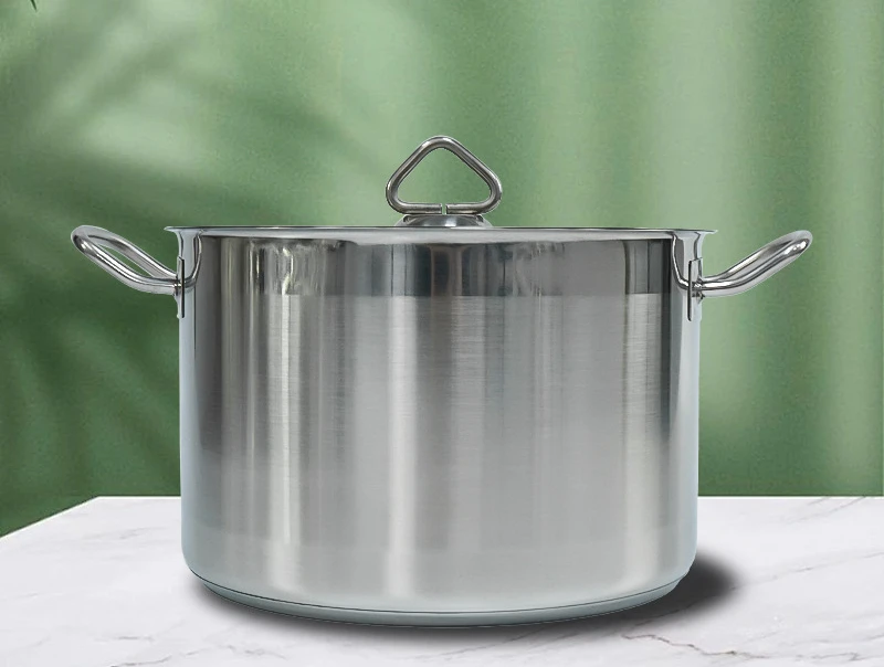 Standard Line Sauce Pot Stainless Steel Stockpot Soup Pot For Ceramic Electro Gas Induction Wash Usage