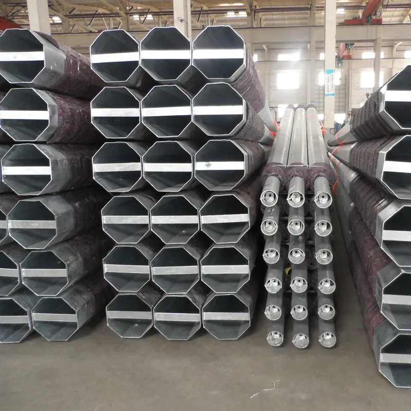 Factory Price Octagonal Road Traffic LED Powder Coating Steel Tapered Light Pole