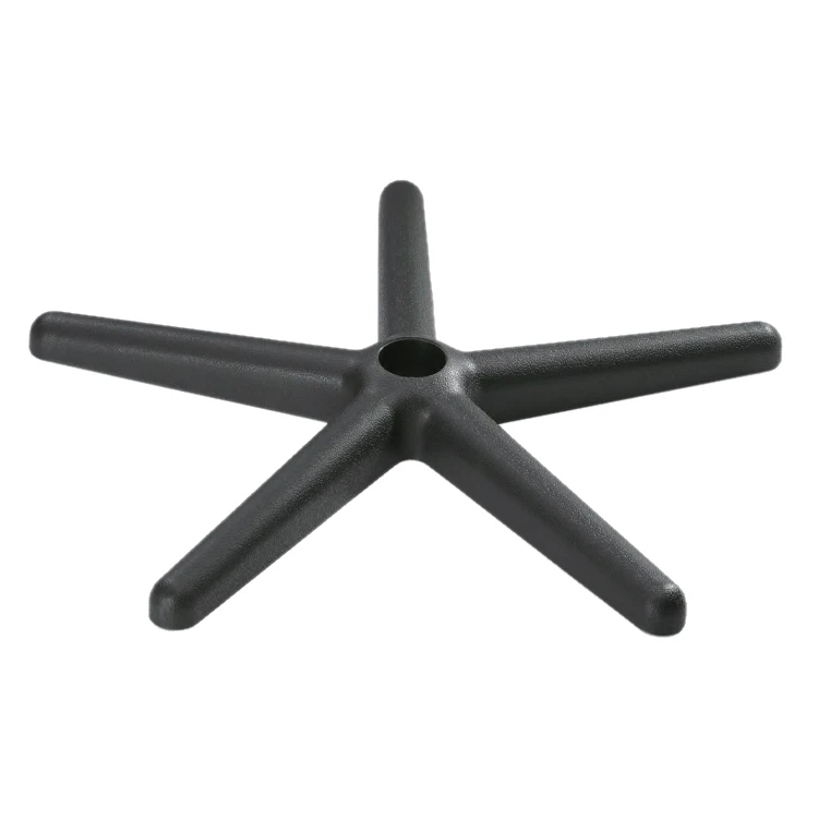 Factory price swivel chair base parts office chair leg five star nylon base