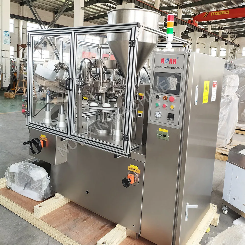 GF-400A Commerical Fully Automatic Chilblain Ointment Toothpaste Filling Sealing Machine