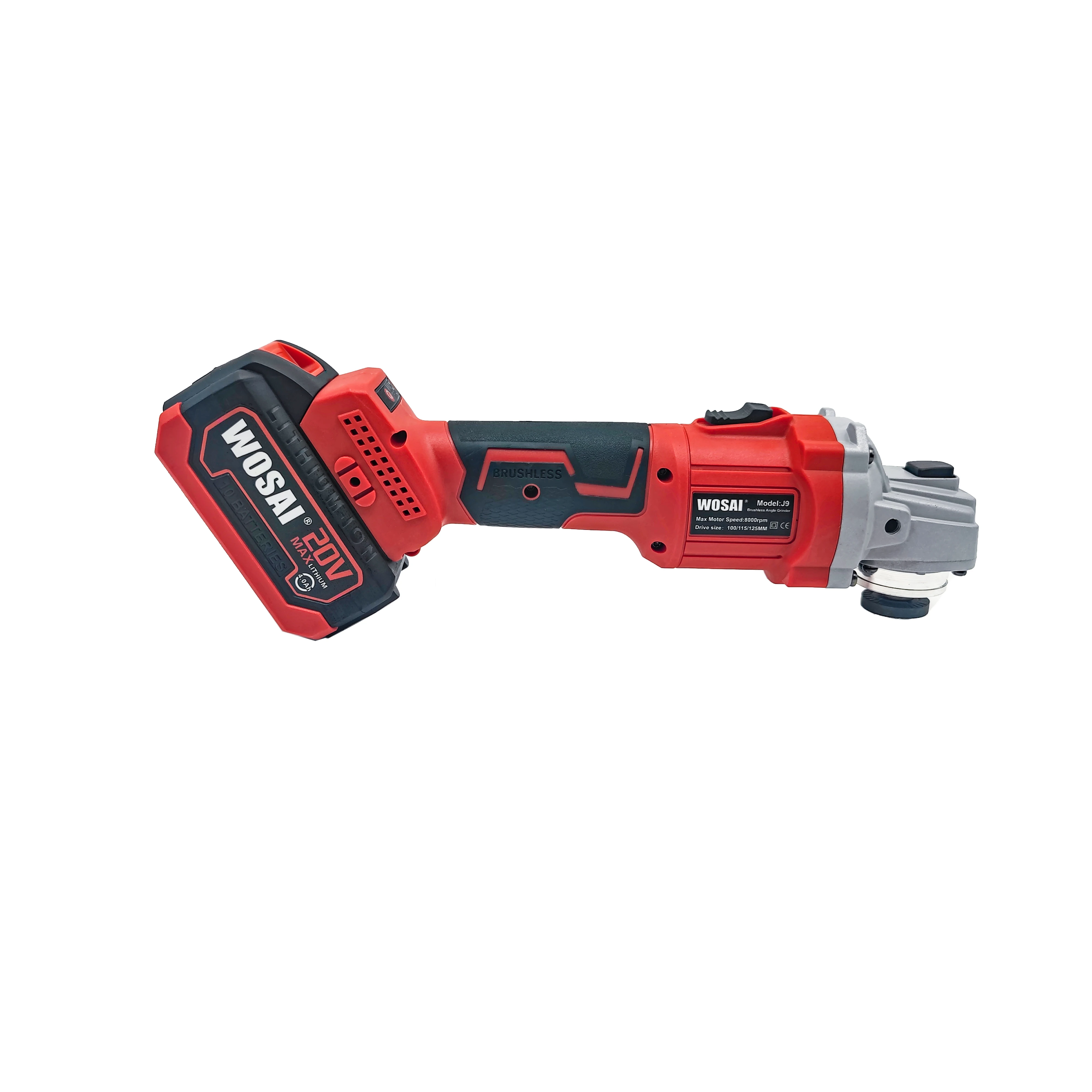 WOSAI Power Tool Kit 20v Professional Cordless Brushless Hammer Drill Wrench Trimmer Blower Power Tools Combo Set Kit