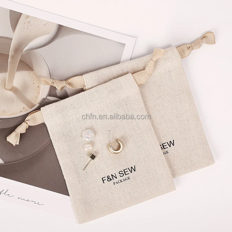 Chuanghua Recycled Cotton Fabric Packaging Envelope Dust Bag For Packiging t shirt Cotton Cloth Bag Packaging