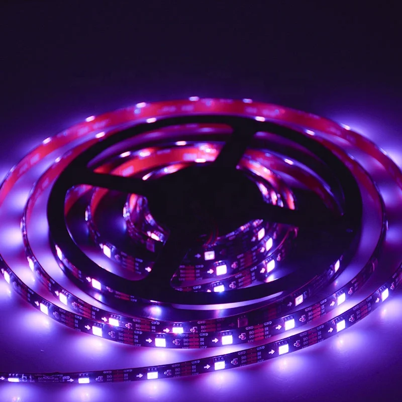 Светодиодная Пиксельная лента 5050SMD GS8208 WS2815 водонепроницаемая 12 В