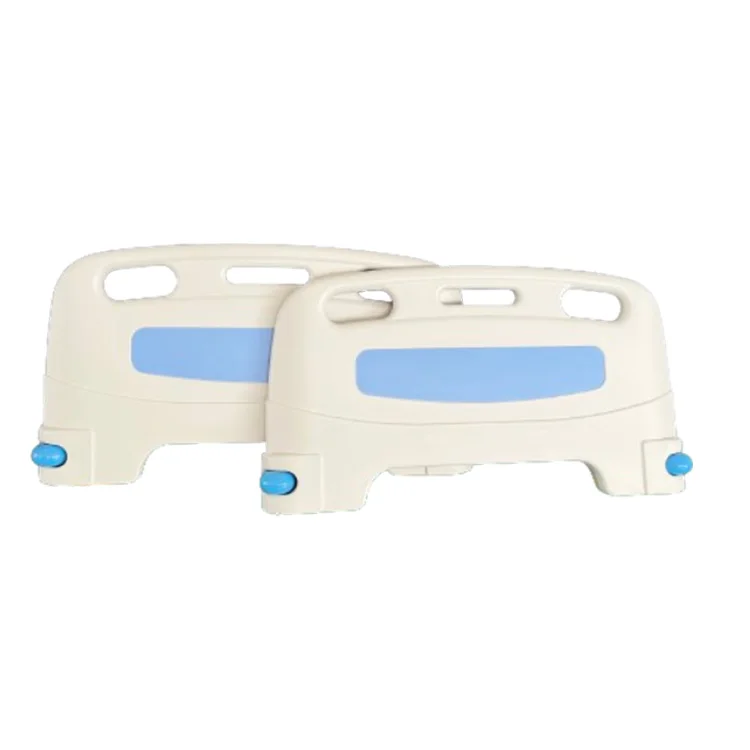 Wholesale medical head and foot board hospital bed accessories plastic abs headboard and footboard