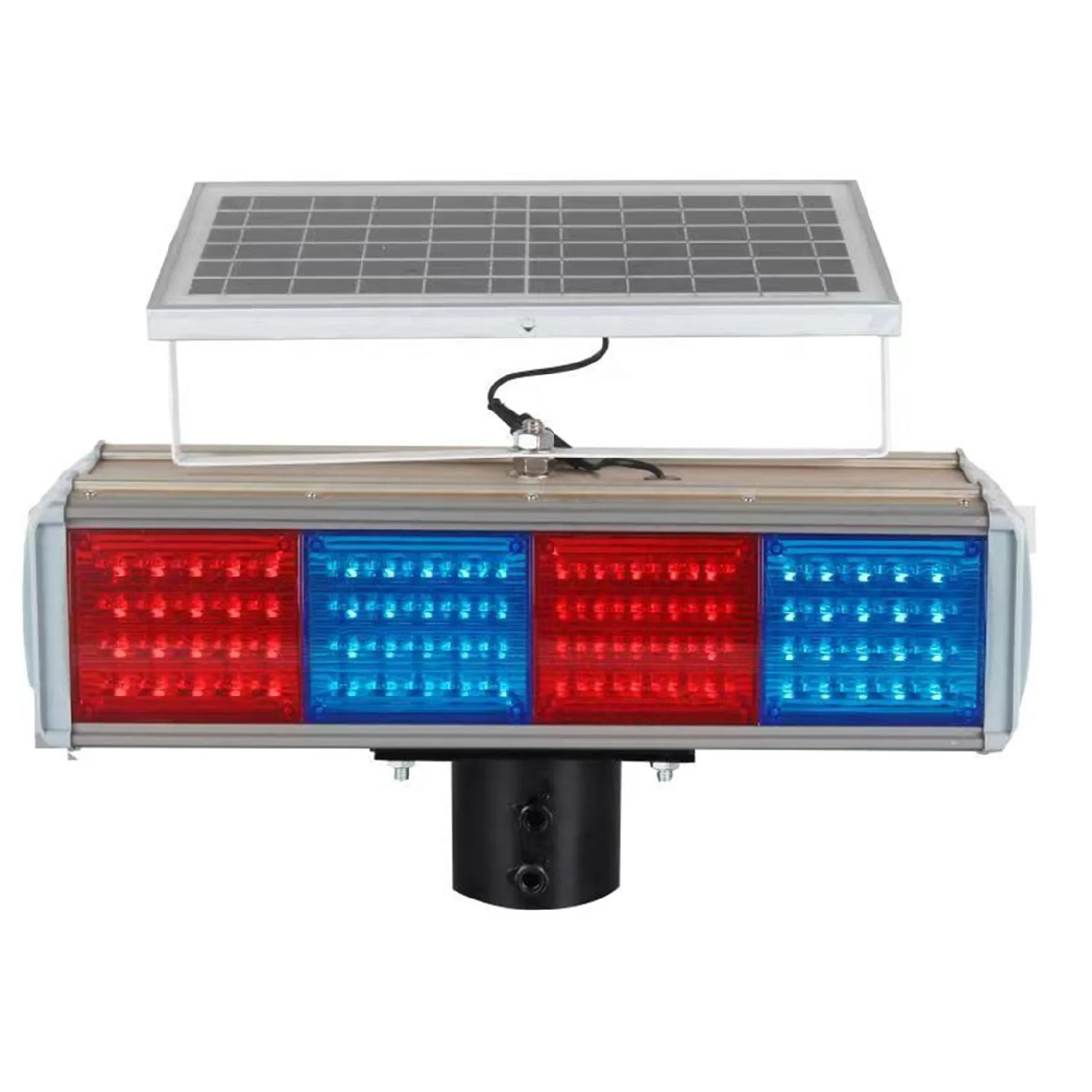 Solar Traffic Flashing Warning Light Strobe Tower With A Flashing Warning Solar Light