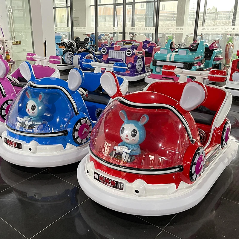 HAOJILE Factory Direct Rabbit Elfin Kids Bumper Car Electric Ride on Cars for Parent-Child for Amusement Parks