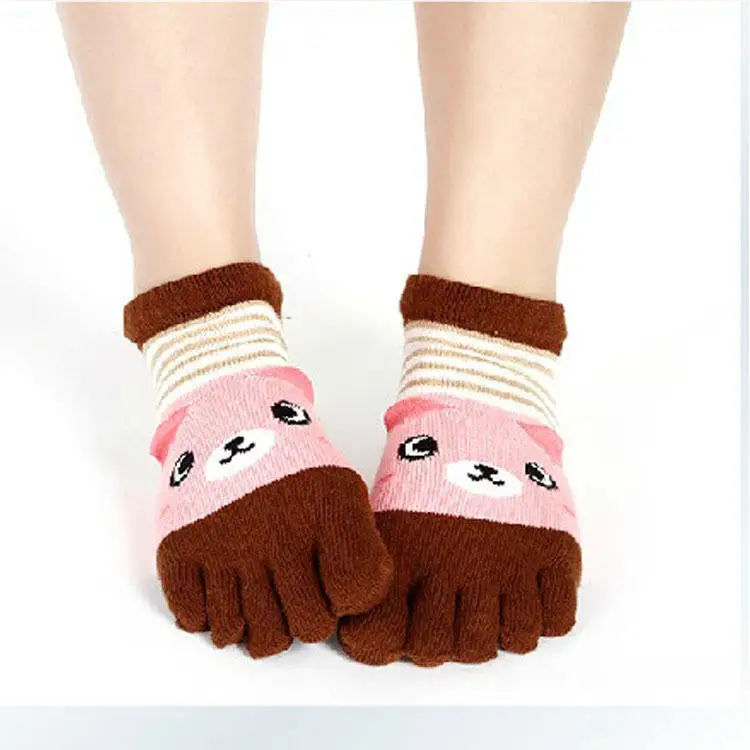 Knitted Funky Summer Dress Athletic Wholesale Cute Ankle Fashion Cotton Jacquard Sports Toe Socks Manufacturer From China