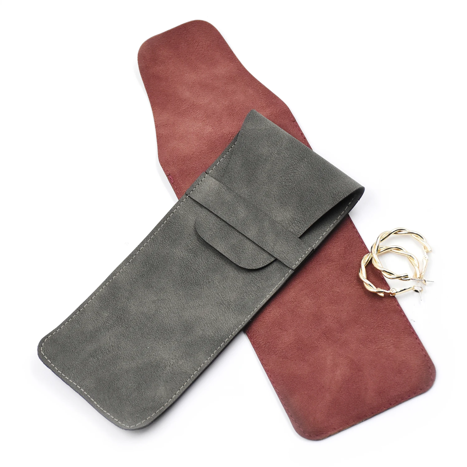 Single Watch Gift Pouch Portable Travel Watch Bag for Men and Women PU Leather Watch Storage Box