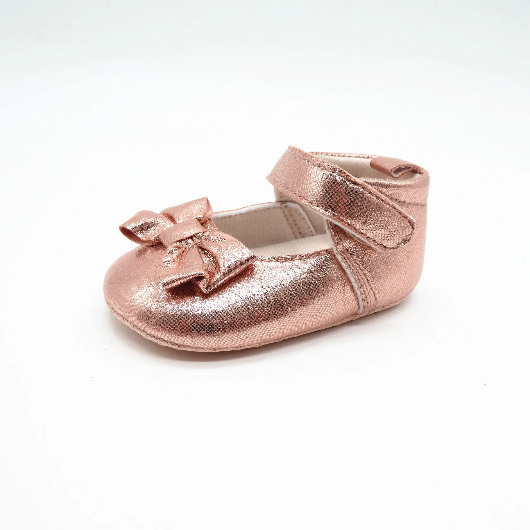 Туфли для маленьких девочек с бантом удобная зимняя обувь дома детские сандалии без