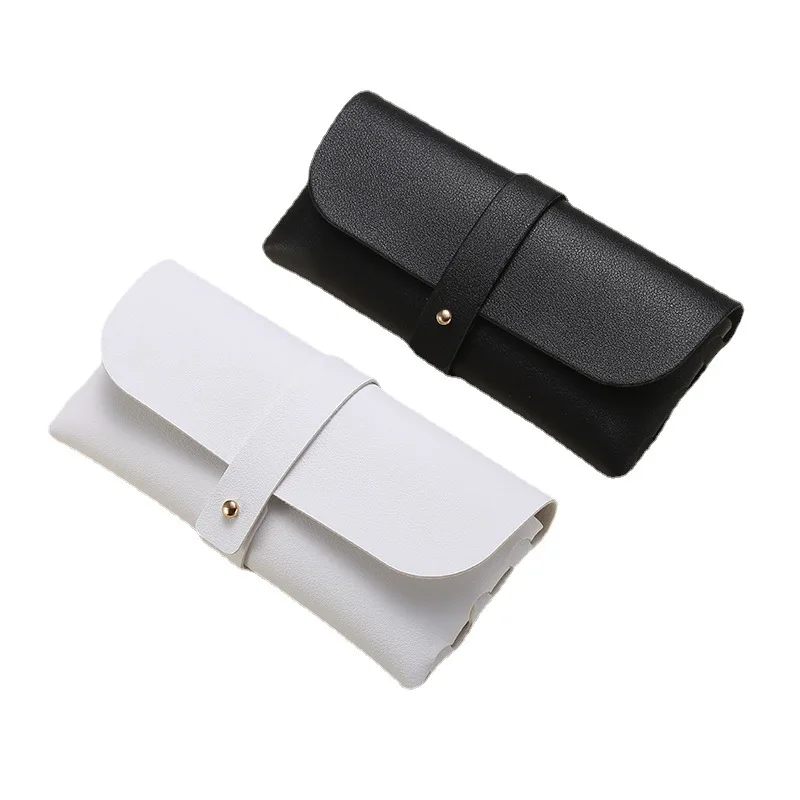 2021 Hot Sale New Fashion Cheap Eyewear Bag PVC Leather Soft Sun Glasses Case