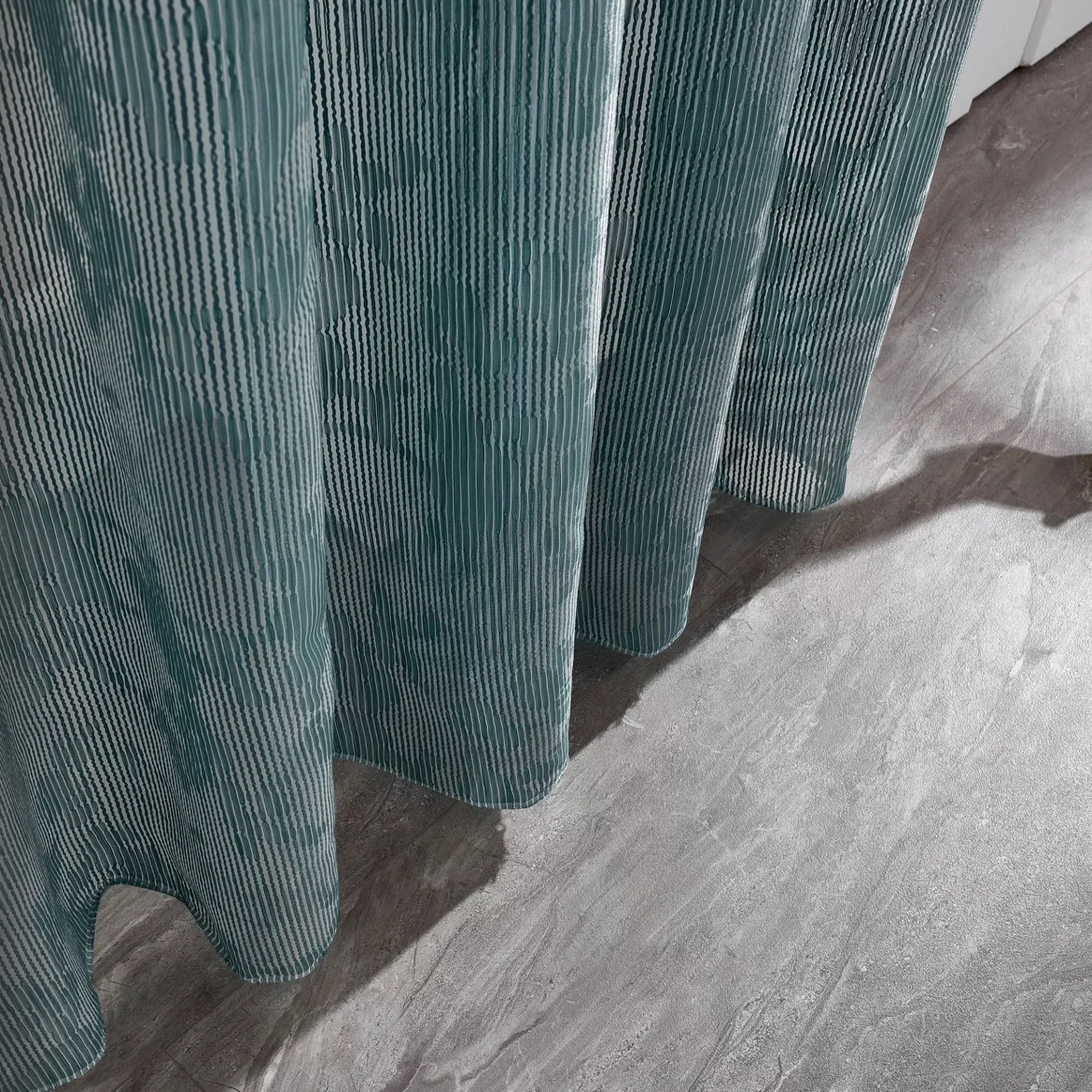 European Germany factory direct sales ready made style sheer curtains for the living room luxury