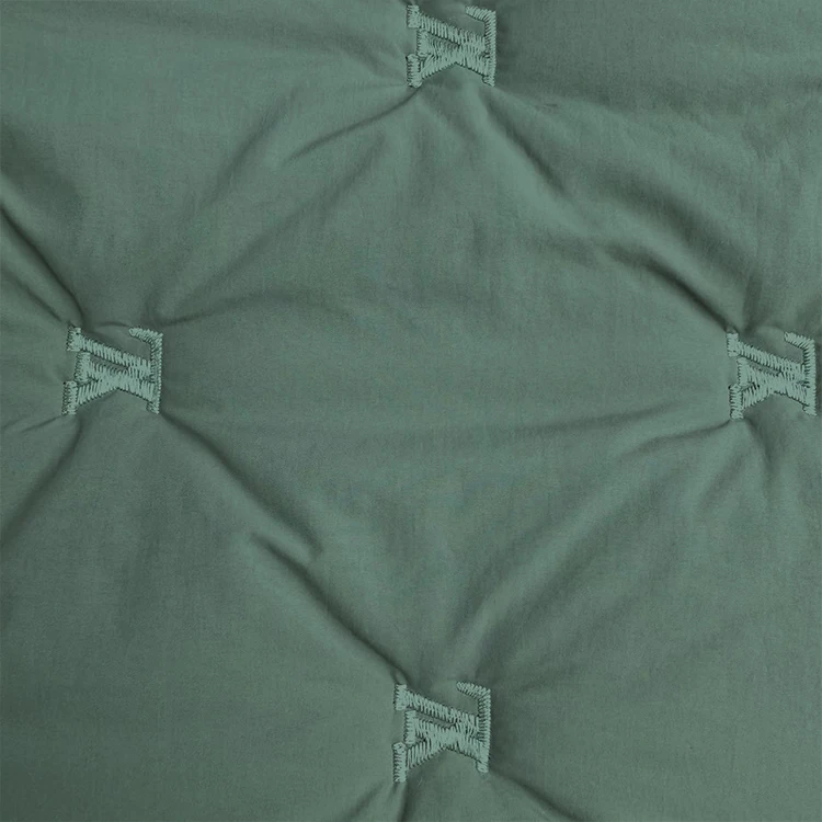 Нейлоновый креп нейлоновый Шелковый тканый хлопчатобумажный жакет для телевизора в форме цветка стеганый с бриллиантами клетку