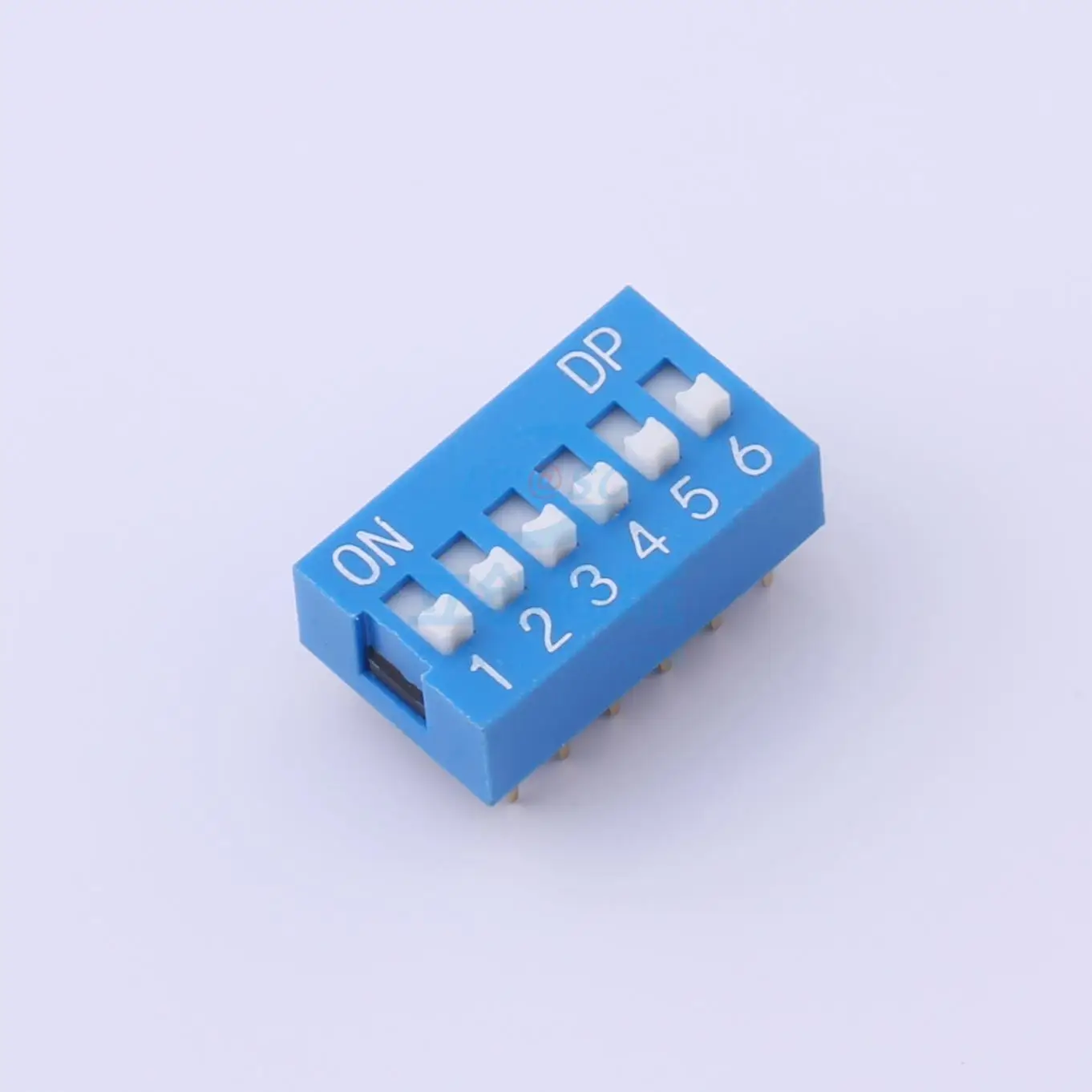 Kinghelm DS-6P-2.54 customizable 6 positions DIP switch Blue 6 bit dial switch piano key type code switch