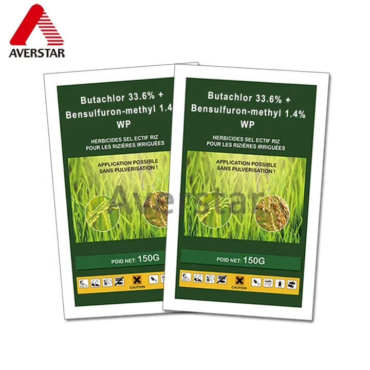 bensulfuron methyl+butachlor 35% WP use on transplanted rice fields
