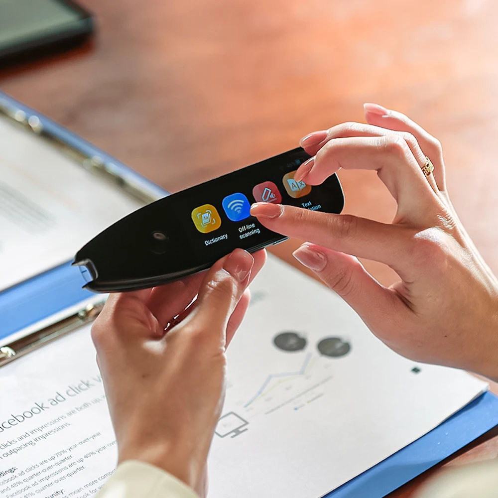 OEM ODM Smart Digital  WIFI OCR English Speaking language machine AI smart Translator scan reader Pen