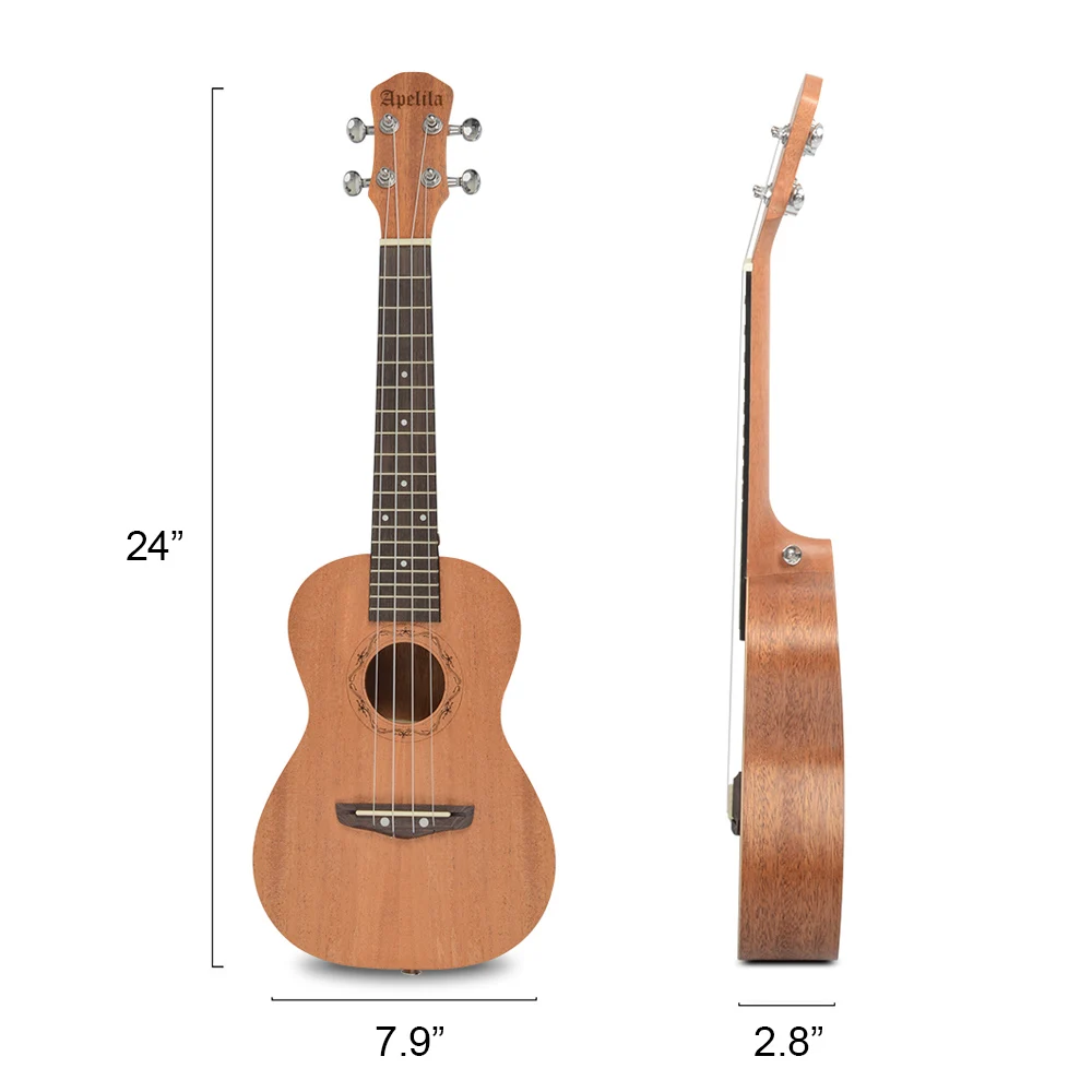 Free shipping for district 6 area from US within 24hours hot sale high quality good looking musical instrument ukulele