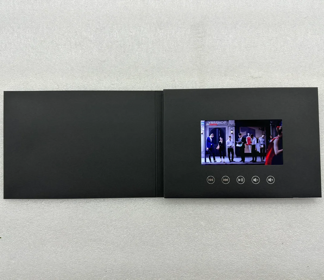 full color printing custom product 7inch screen memorial digital album