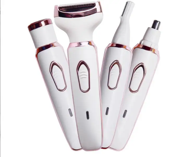 4 в 1, женский набор для бритья с зарядкой от USB