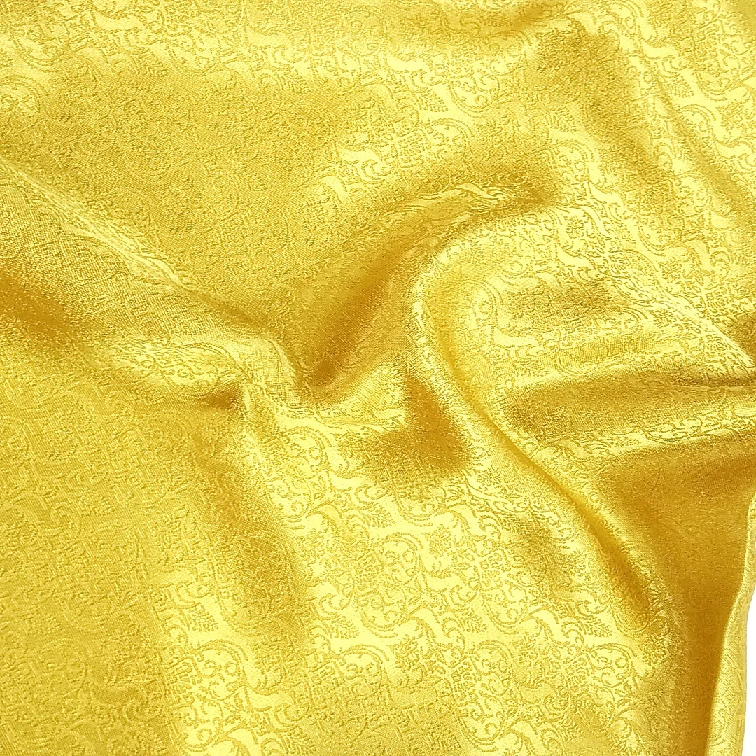 brocade style jacquard fabric for sofa mattress cover home decoration