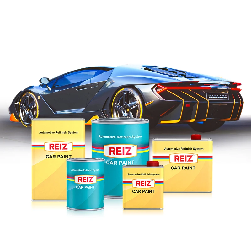 Reiz Acrylic 2k Auto Color Paint Repair Refinish Pu Manufacturer China Car Paint Spray For Auto Paint Mixing Machine