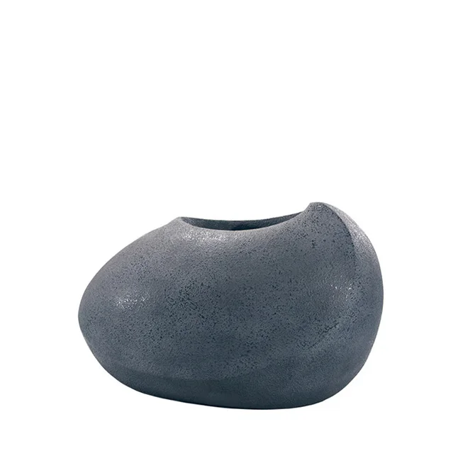 Hot Sale Lightweight Concrete Modern Large Seamless Round Cement Color Planter Garden Ornaments Indoor/Outdoor Decorative Vase