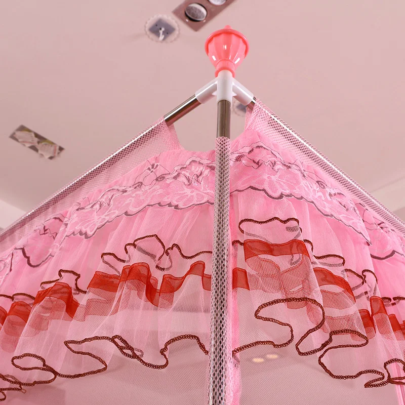 Long lasting durable lace design u shape home indoor family environmental friendly mosquito bed net