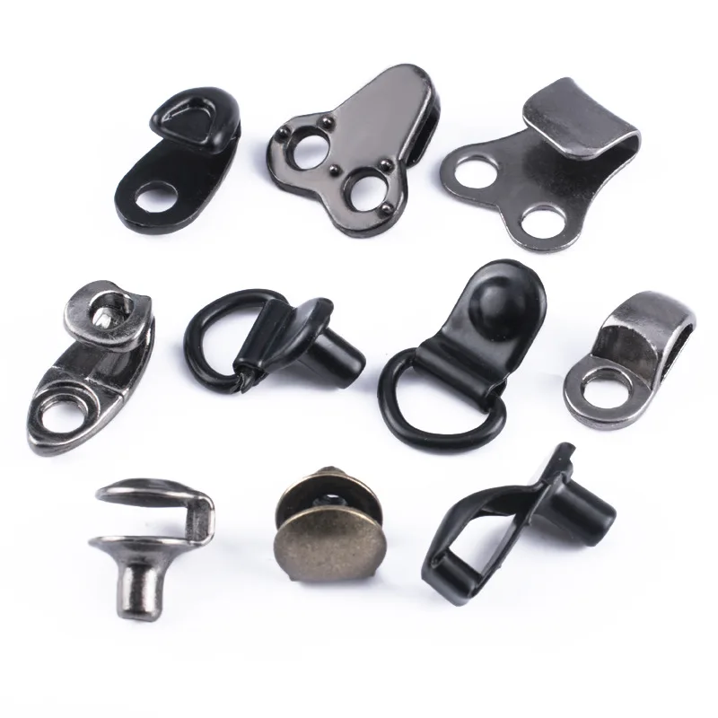 High quality Custom Size iron and brass Metal Shoelace Hook Speed Hook And Eyelet For Shoes