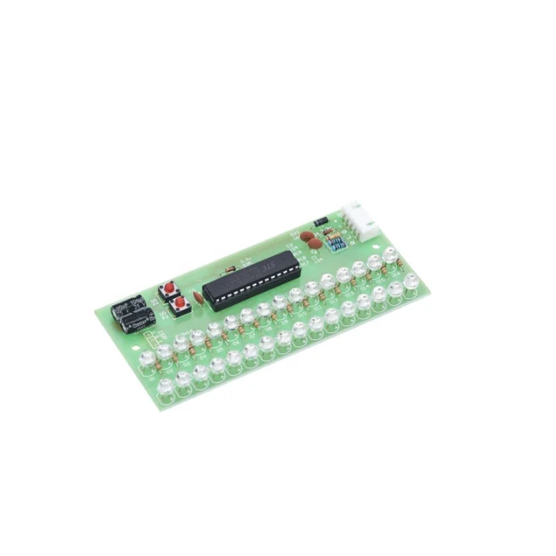 Blue Light LED Light Music Audio Spectrum Dynamic Display Volume Level Indicator Display Dual Channel 16 Lights