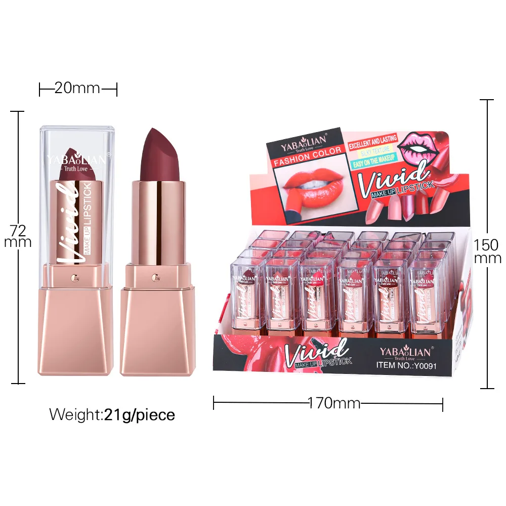 Lipstick Velvet Matte Moisturizing Lipstick Durable Brick Red Moisturizing Lipstick