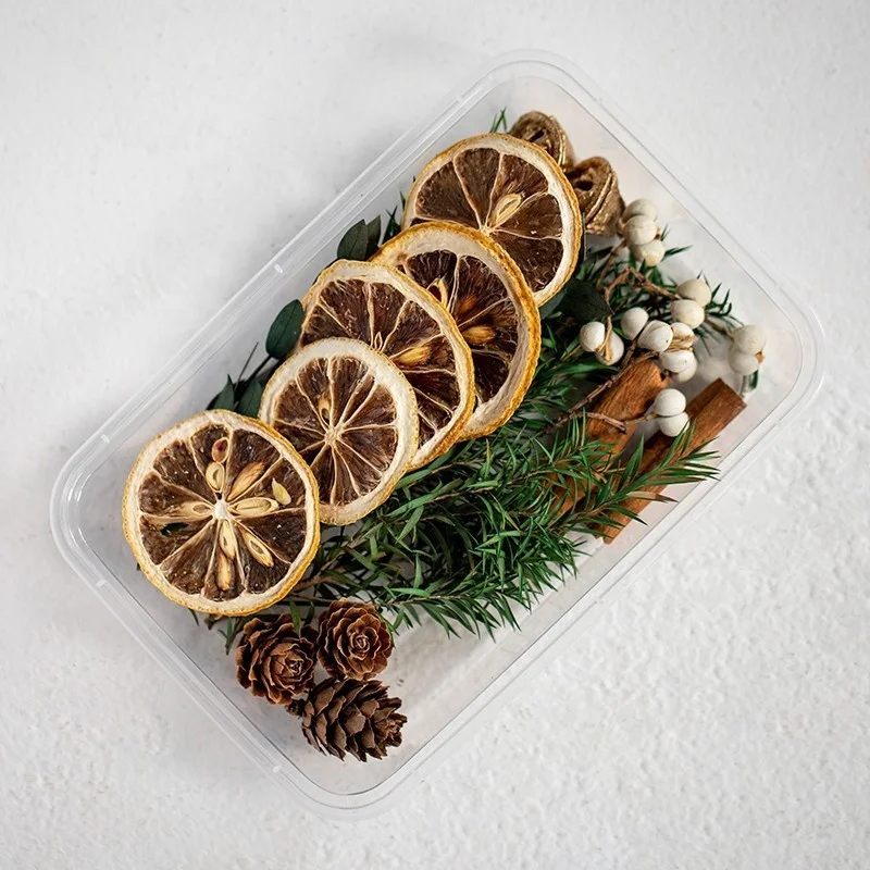 Christmas Decoration Flowers Aromatherapy Candle DIY Materials natural plants Dried Flowers Herb Kits for Photo Frame decoration