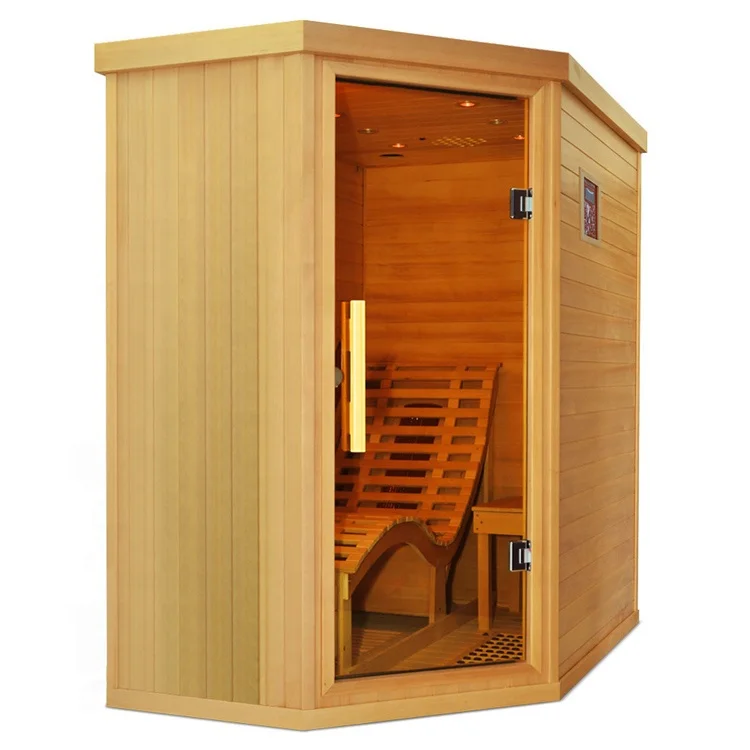 Hot sale high quality double lounge chair one person indoor infrared sauna price